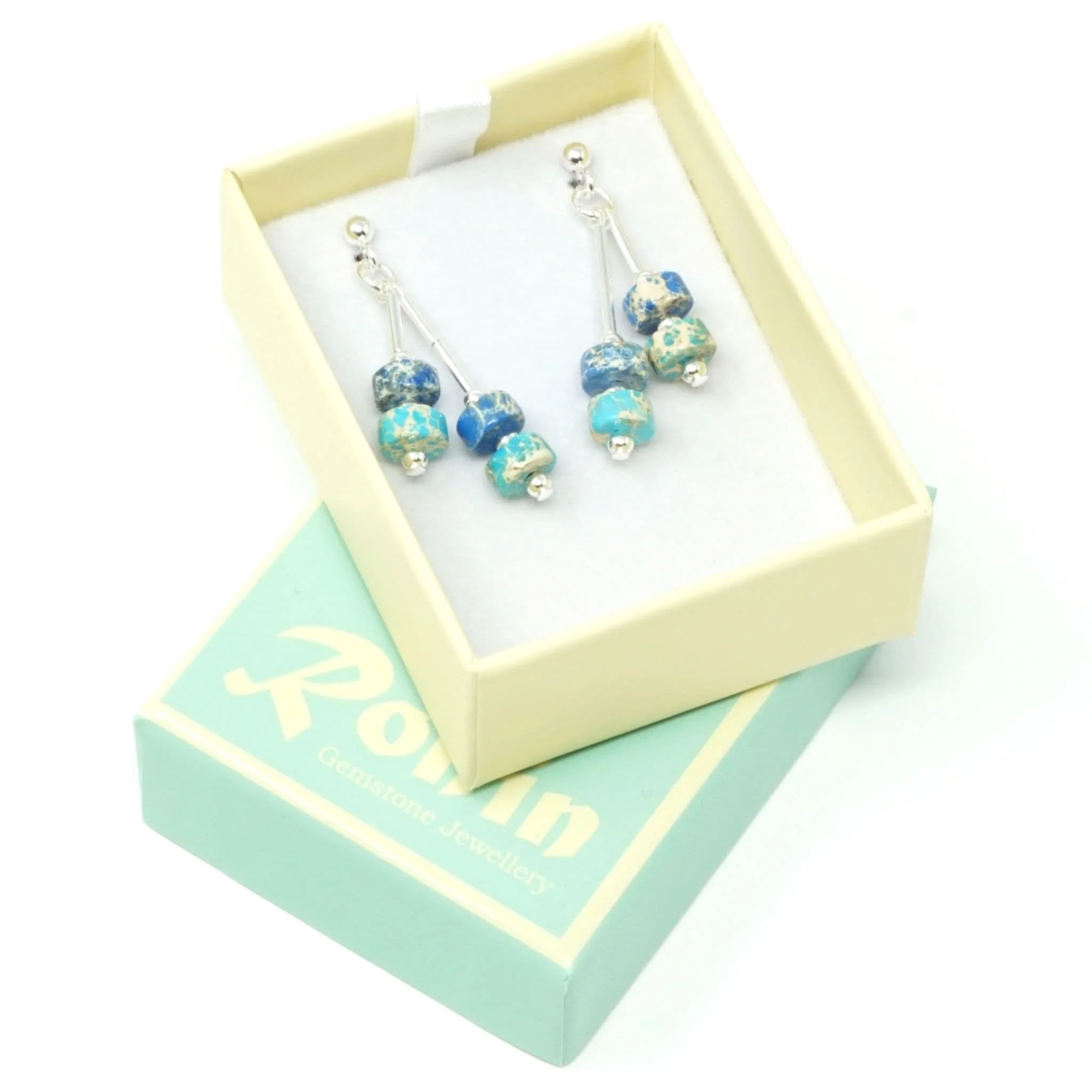 Ronin gemstone jewellery Marvel E3 Earrings - Image 2