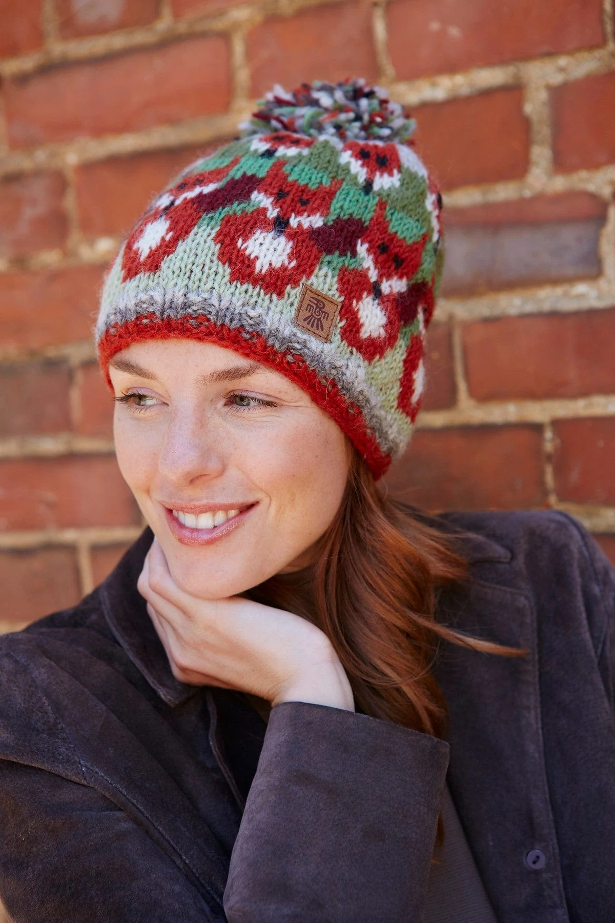 Pachamama Skulk Of Foxes Bobble Beanie Womens - Image 3