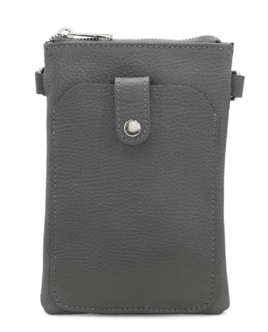 Small Italian Leather Crossbody Phone Bag , Available in 12 Colours - Image 22