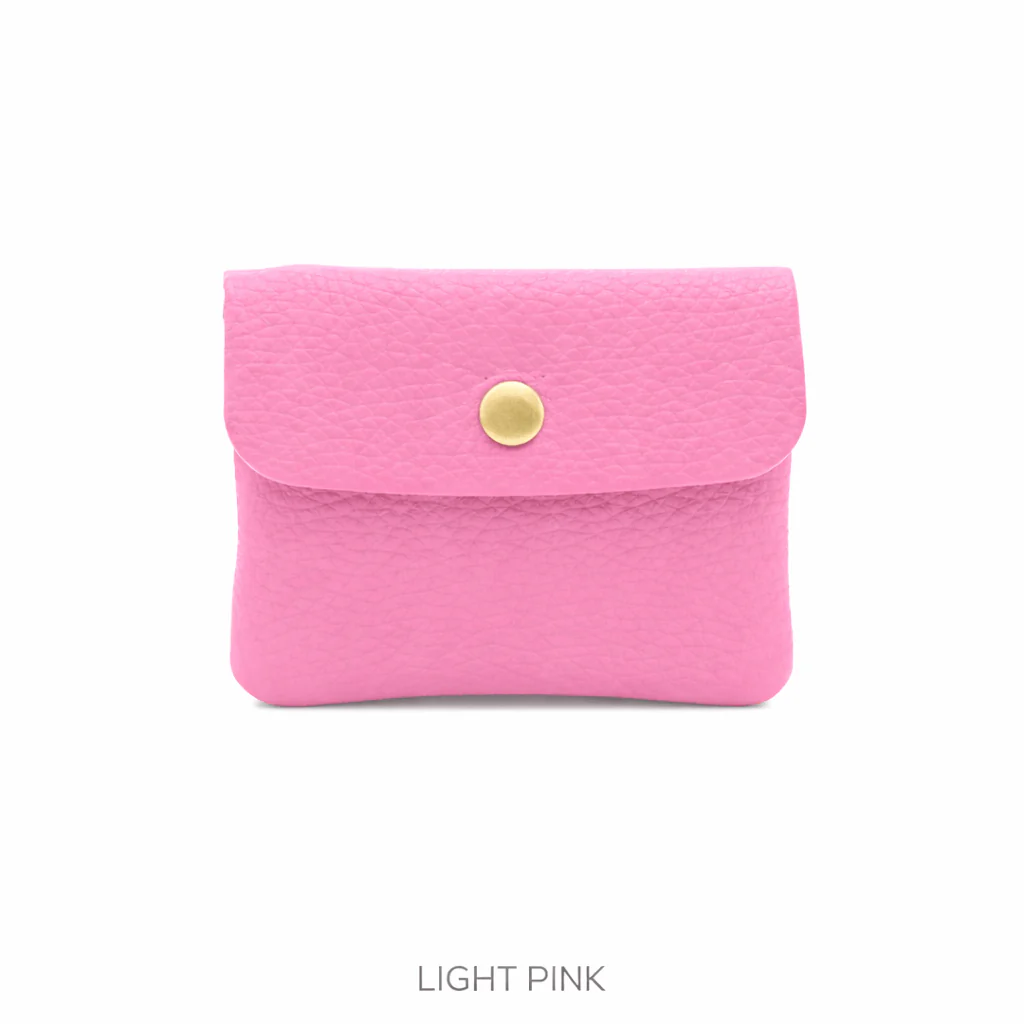 Small leather coin popper purse , 20 colours available - Image 19