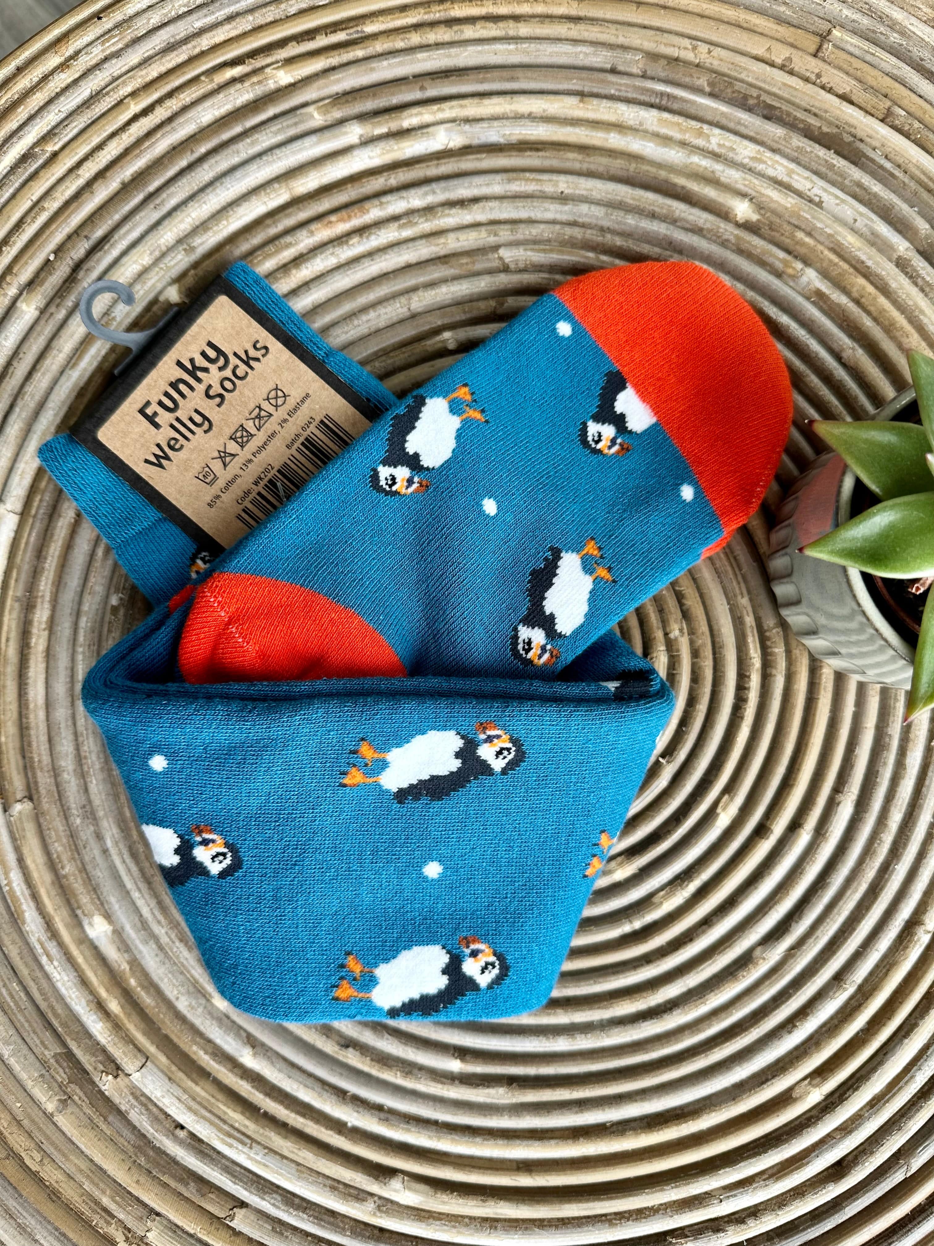 Bartleby’s Soft Cotton Welly Socks , Funky Novelty Designs - Image 33