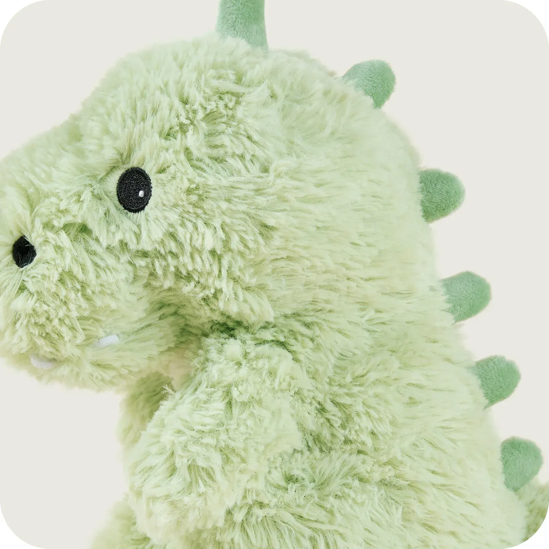 Warmies Fully Heatable Microvable Plush Baby Dinosaur Green - Image 6